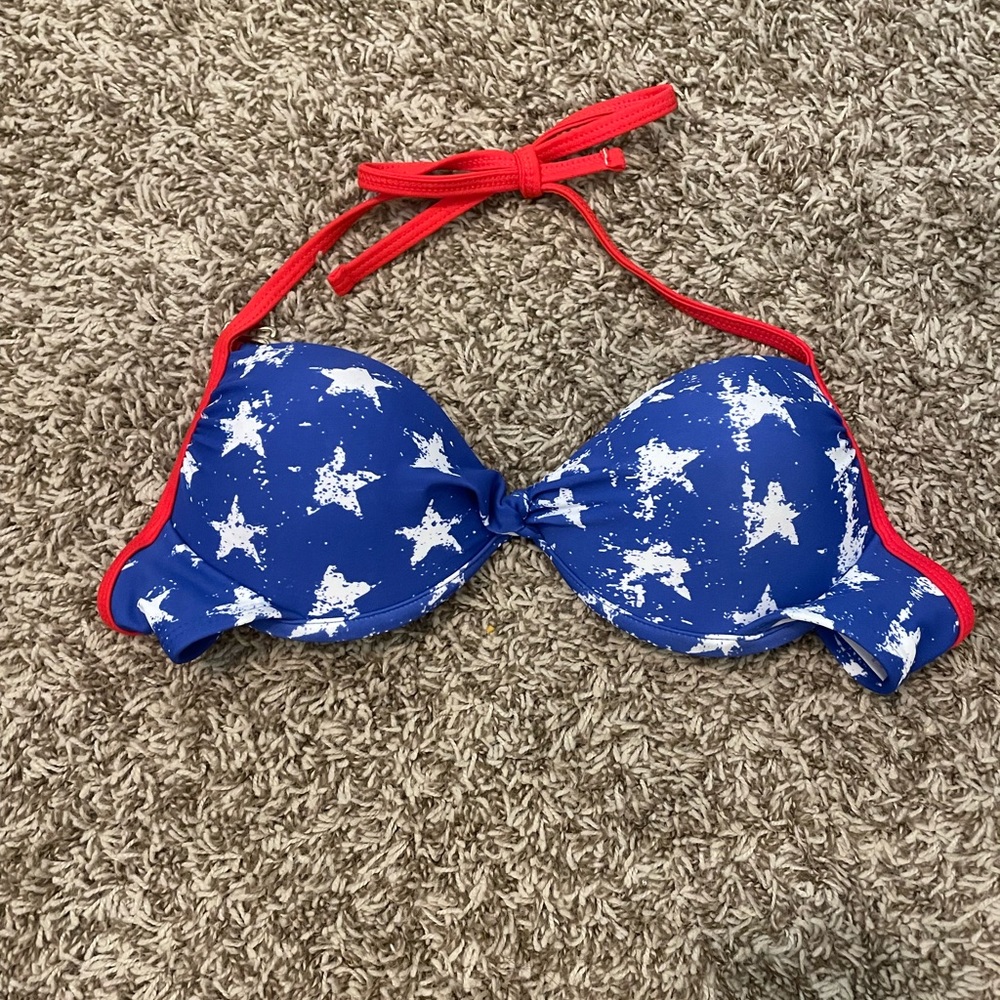 Patriotic, Push-Up swimsuit top, from Target, size Small